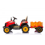 Elektrický traktor s vlečkou BBH-030 na diaľkové ovládanie 2,4G červená